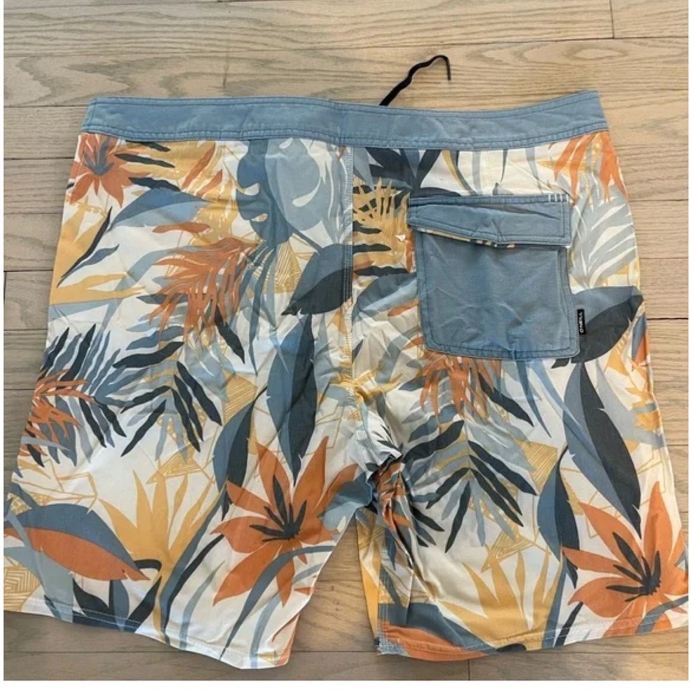 O'Neill - Swimsuit Blue Orange Hyperfreak Patron Board Shorts Beach sz 38” - Picture 9 of 9